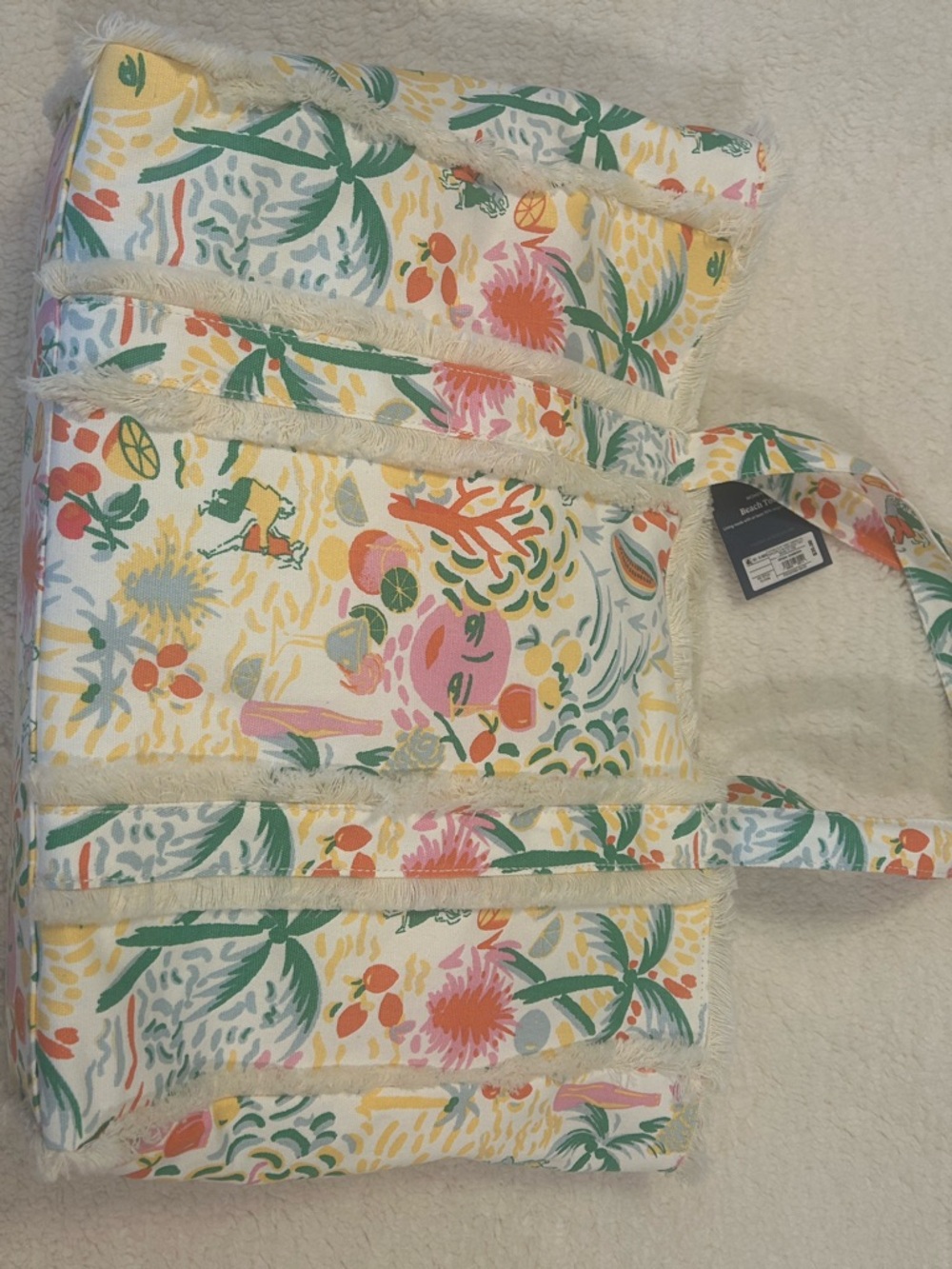 Roller Rabbit x Target beach tote